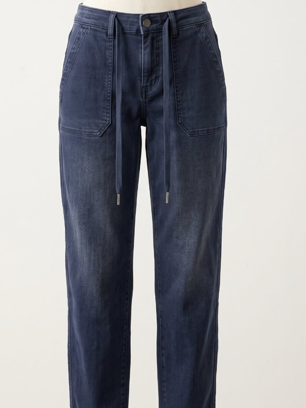 Judy Blue Drawstring Utility Cargo Pants Navy JB88812 Size 5/27